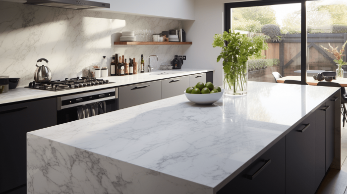 Столешница из мрамора Statuario Carrara Extra (Статуарио Каррара Экстра)